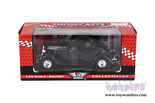 Showcasts Collectibles - Ford Coupe Hardtop (1934, 1/24 scale diecast model car, Black) 73217AC/BK