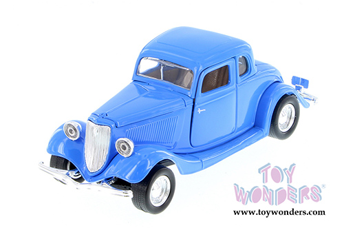 Showcasts Collectibles - Ford Coupe Hardtop (1934, 1/24 scale diecast model car, Blue) 73217AC/BU