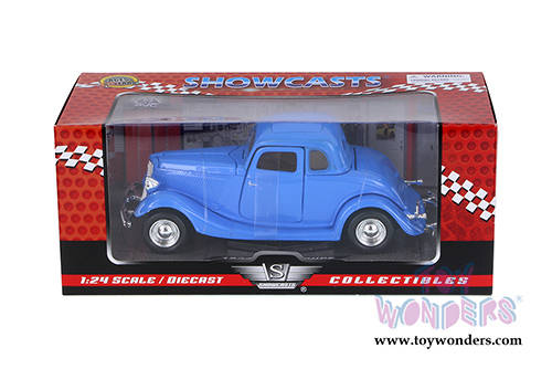 Showcasts Collectibles - Ford Coupe Hardtop (1934, 1/24 scale diecast model car, Blue) 73217AC/BU