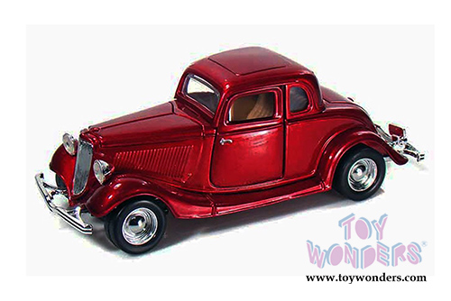 Showcasts Collectibles - Ford Coupe Hardtop (1934, 1/24 scale diecast model car, Red) 73217AC/R