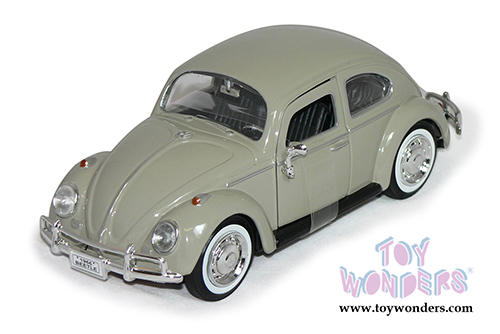Showcasts Collectibles - Volkswagen Beetle Hard Top (1966, 1/24 scale diecast model car, Beige) 73223W/BE