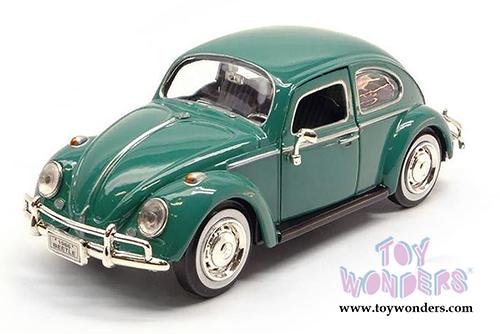 Showcasts Collectibles - Volkswagen Beetle Hardtop (1966, 1/24 scale diecast model car, Green) 73223W/GN