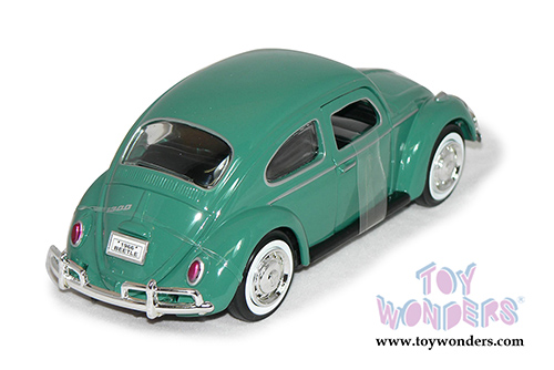 Showcasts Collectibles - Volkswagen Beetle Hardtop (1966, 1/24 scale diecast model car, Green) 73223W/GN
