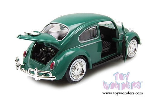 Showcasts Collectibles - Volkswagen Beetle Hardtop (1966, 1/24 scale diecast model car, Green) 73223W/GN