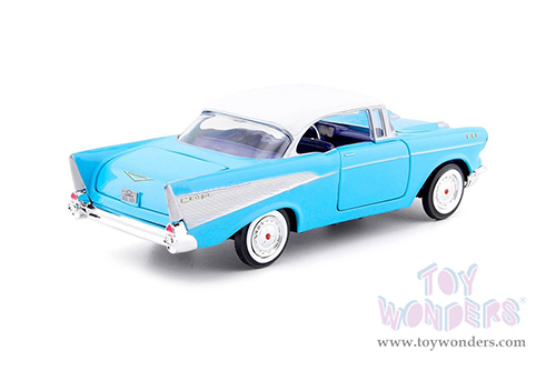 Showcasts Collectibles - Chevrolet&reg; Bel Air Hard Top (1957, 1/24 scale diecast model car, Blue) 73228AC/BU