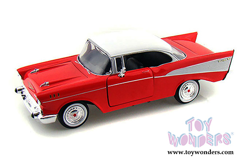 Showcasts Collectibles - Chevy Bel Air Hard Top (1957, 1/24 scale diecast model car, Red) 73228AC/R