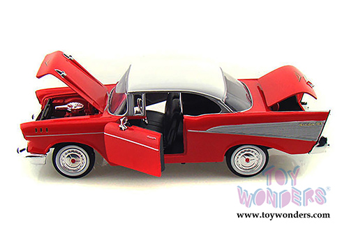 Showcasts Collectibles - Chevy Bel Air Hard Top (1957, 1/24 scale diecast model car, Red) 73228AC/R