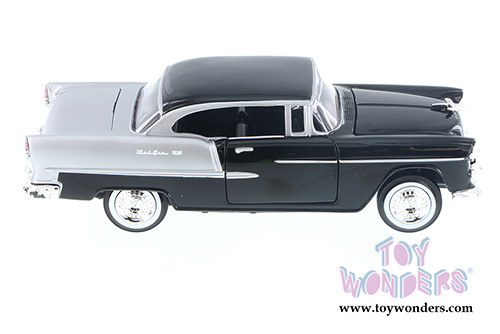 Showcasts Collectibles - Chevy Bel Air Hardtop (1955, 1/24 scale diecast model car, Black) 73229AC/BK