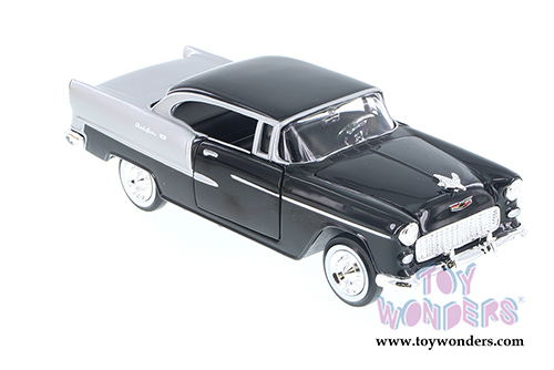 Showcasts Collectibles - Chevy Bel Air Hardtop (1955, 1/24 scale diecast model car, Black) 73229AC/BK