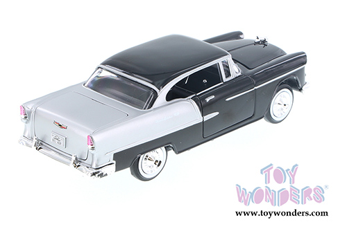 Showcasts Collectibles - Chevy Bel Air Hardtop (1955, 1/24 scale diecast model car, Black) 73229AC/BK