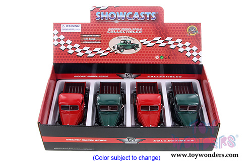 Showcasts - Ford Pick Up Truck (1937, 1/24 scale diecast model car, Asstd.) 73233/16DB