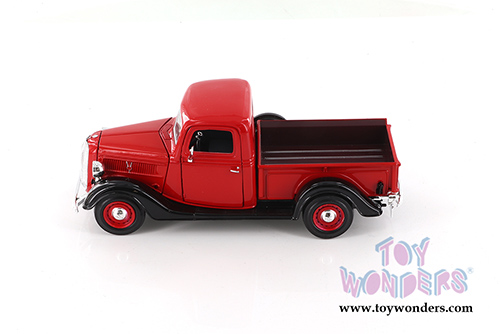 Showcasts Collectibles - Ford Pick Up Truck (1937, 1/24 scale diecast model car, Red) 73233/16DR