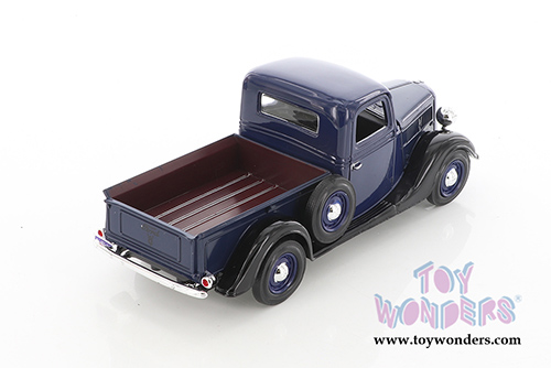 Showcasts Collectibles - Ford Pickup Truck (1937, 1/24 scale diecast model car, Blue) 73233AC/BU