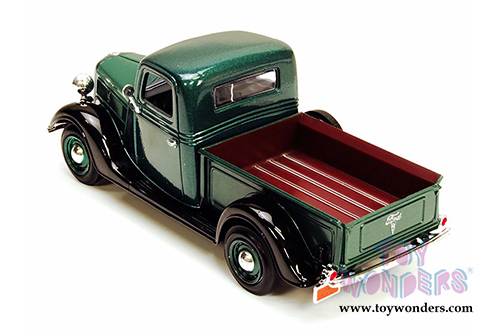 Showcasts Collectibles- Ford Pickup Truck (1937, 1/24 scale diecast model car, Green) 73233AC/GN