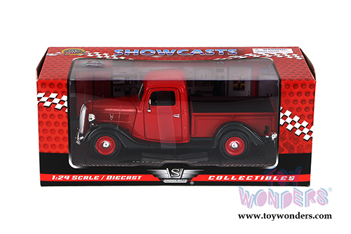 Showcasts Collectibles - Ford Pickup Truck (1937, 1/24 scale diecast model car, Red) 73233AC/R