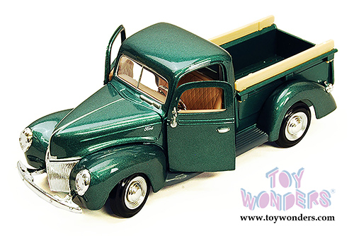 Showcasts Collectibles - Ford Pickup Truck (1940, 1/24 scale diecast model car, Green) 73234AC/GN