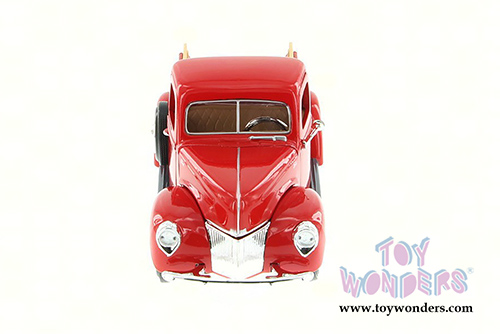 Showcasts® Collectibles - Ford Pick Up Truck (1940, 1/24 scale diecast model car, Red) 77234R MAP: $22.99