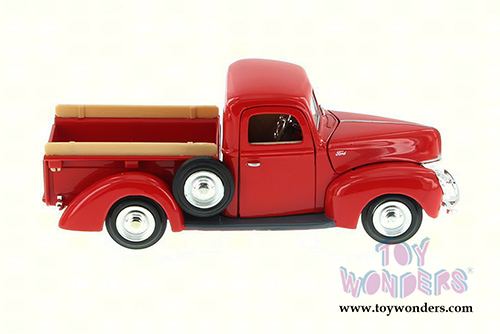 Showcasts® Collectibles - Ford Pick Up Truck (1940, 1/24 scale diecast model car, Red) 77234R MAP: $22.99