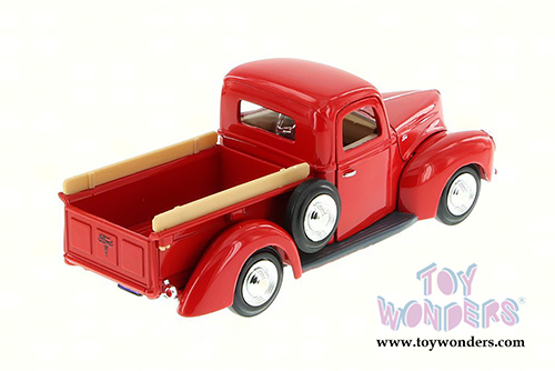 Showcasts® Collectibles - Ford Pick Up Truck (1940, 1/24 scale diecast model car, Red) 77234R MAP: $22.99