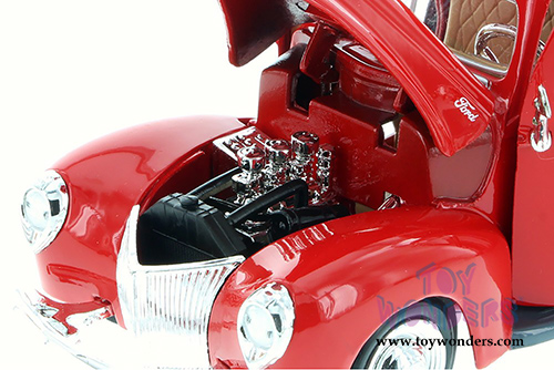 Showcasts® Collectibles - Ford Pick Up Truck (1940, 1/24 scale diecast model car, Red) 77234R MAP: $22.99