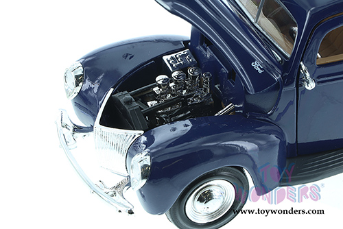 Showcasts Collectibles - Ford Tow Truck (1940, 1/24 scale diecast model car, Blue) 73234T/BU