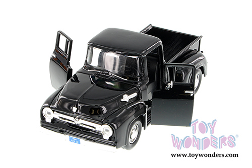 Showcasts Collectibles - Ford F-100 Pickup Truck (1956, 1/24 scale diecast model car, Black) 73235AC/BK