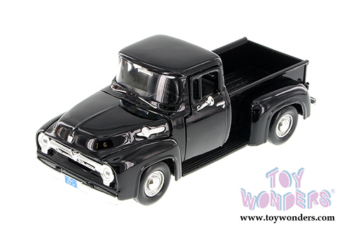 Showcasts Collectibles - Ford F-100 Pickup Truck (1956, 1/24 scale diecast model car, Black) 73235AC/BK