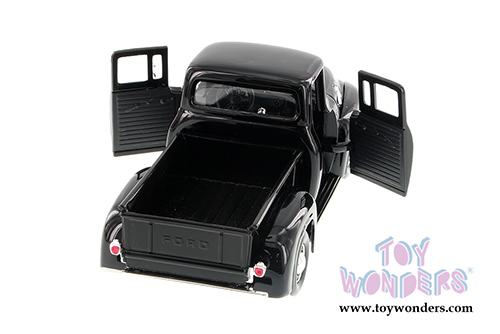 Showcasts Collectibles - Ford F-100 Pickup Truck (1956, 1/24 scale diecast model car, Black) 73235AC/BK