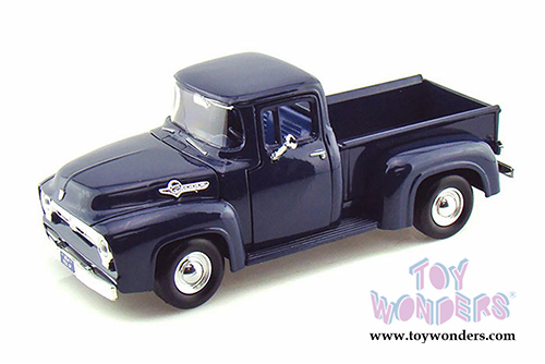 Showcasts Collectibles - Ford F-100 Pickup Truck (1956, 1/24 scale diecast model car, Blue) 73235AC/BU