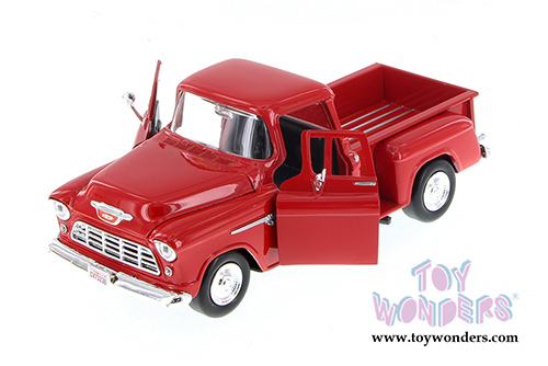 Showcasts® Collectibles - Chevy® 5100 Stepside Pickup Truck (1955, 1/24 scale diecast model car, Asstd.) 73236/16D