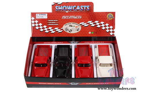 Showcasts® Collectibles - Chevy® 5100 Stepside Pickup Truck (1955, 1/24 scale diecast model car, Asstd.) 73236/16D