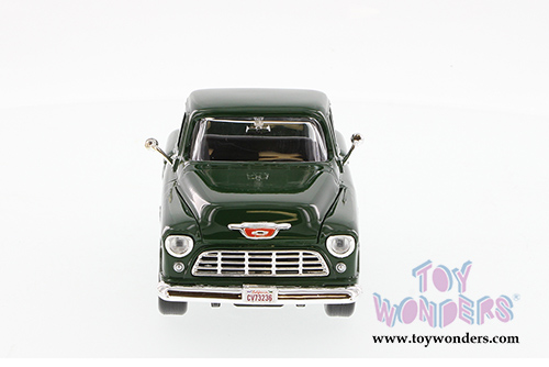 Showcasts Collectibles - Chevy 5100 Stepside Pickup Truck (1955, 1/24 scale diecast model car, Green) 73236AC/GN