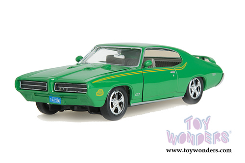 Showcasts Collectibles - Pontiac GTO Judge Hardtop (1969, 1/24 scale diecast model car, Green) 73242AC/GN