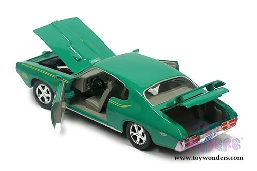 Showcasts Collectibles - Pontiac GTO Judge Hardtop (1969, 1/24 scale diecast model car, Green) 73242AC/GN