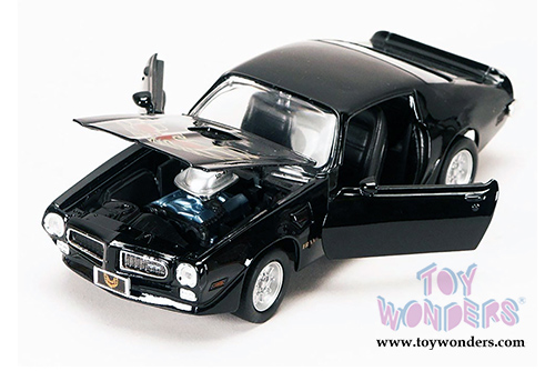 Showcasts Collectibles - Pontiac Firebird Trans Am Hardtop (1973, 1/24 scale diecast model car, Black) 73243AC/BK
