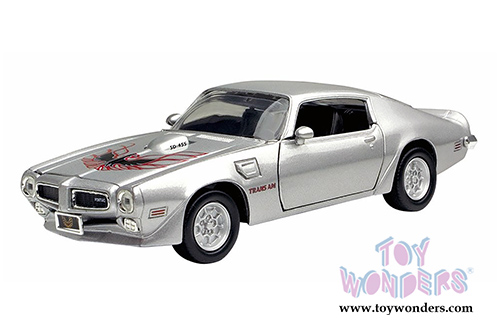 Showcasts Collectibles - Pontiac Firebird Hardtop (1973, 1/24 scale diecast model car, Silver) 73243AC/SV