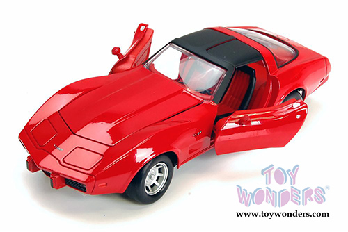 Showcasts Collectibles - Chevy Corvette (1979, 1/24 scale die cast model car, Red) 73244AC/R