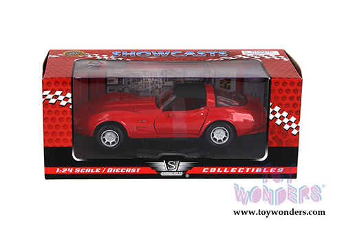 Showcasts Collectibles - Chevy Corvette (1979, 1/24 scale die cast model car, Red) 73244AC/R
