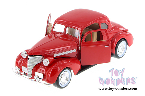 Showcasts Collectibles - Chevy Coupe Hardtop (1939, 1/24 scale die cast model car, Asstd.) 73247/16D