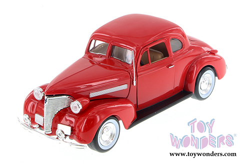 Showcasts Collectibles - Chevy Coupe Hardtop (1939, 1/24 scale die cast model car, Asstd.) 73247/16D