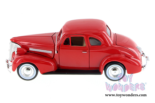 Showcasts Collectibles - Chevy Coupe Hardtop (1939, 1/24 scale die cast model car, Asstd.) 73247/16D