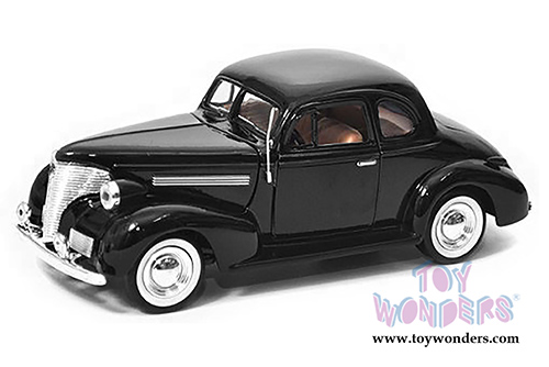 Showcasts Collectibles - Chevrolet Coupe Hardtop  (1939, 1/24 scale diecast model car, Black) 73247AC/BK