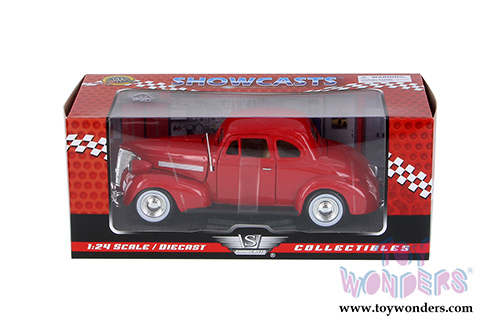 Showcasts Collectibles - Chevrolet Coupe Hardtop  (1939, 1/24 scale diecast model car, Red) 73247AC/R