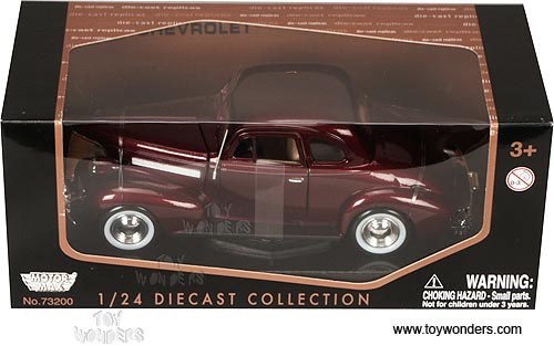 Motormax - Chevy Coupe Hard Top (1939, 1:24, Burgundy) 73247BG