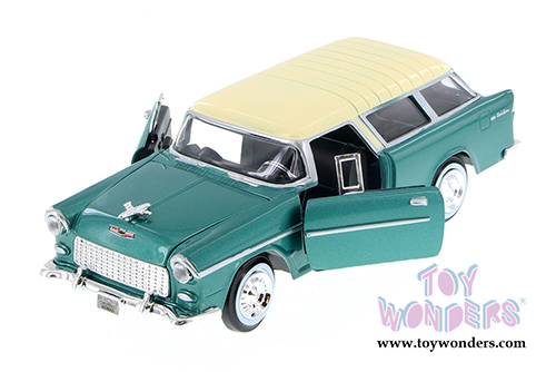 Showcasts Collectibles - Chevy Bel Air Nomad (1955, 1/24 scale die cast model car, Asstd.) 73248/16D