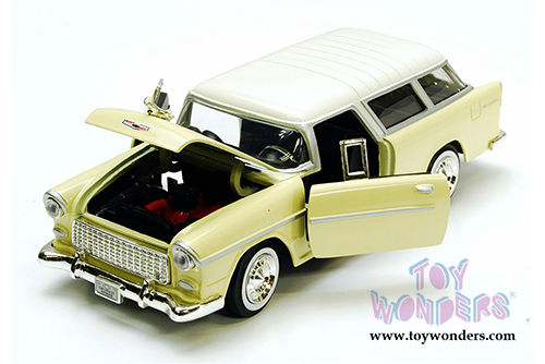 Showcasts Collectibles - Chevy Bel Air Nomad Hardtop (1955, 1/24 scale diecast model car, Yellow) 73248AC/YL
