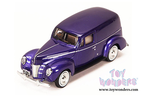 Showcasts Collectibles - Ford Sedan Delivery Hardtop (1940, 1/24 scale diecast model car, Purple) 73250AC/PR