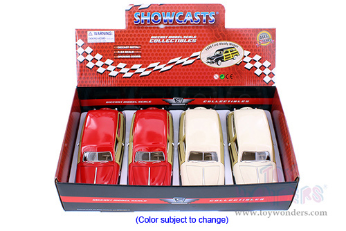 Showcasts Collectibles - Ford  Woody Wagon (1949, 1/24 scale diecast model car, Asstd.) 73260/2/16D