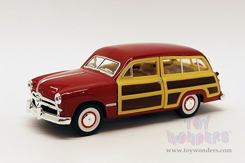 Showcasts Collectibles - Ford  Woody Wagon (1949, 1/24 scale diecast model car, Red) 73260AC/R