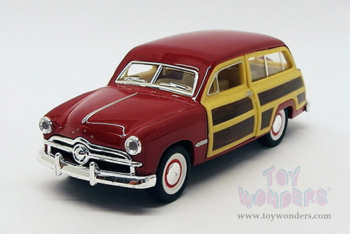 Showcasts Collectibles - Ford  Woody Wagon (1949, 1/24 scale diecast model car, Red) 73260AC/R